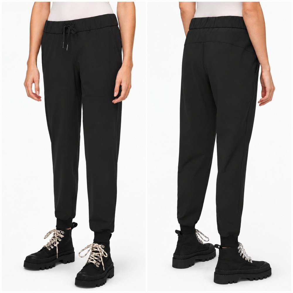Lululemon On the Fly Jogger Pants Luxtreme Black Size 2  Athletic Travel LW5CPJS